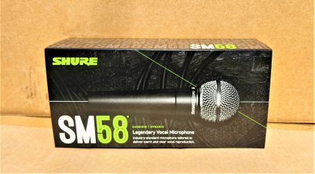 Shure Professional Vocal Microphone SM58 Mic Clip & Carrying Pouch 🚨 Payment Options Available 🚨 No Credit Needed 🚨