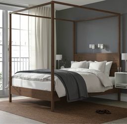 Ikea King Four Poster Bed Frame (Yttervag Model)