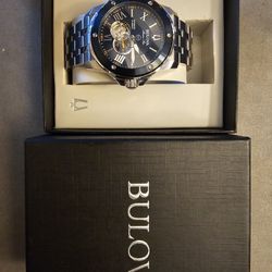 Bulova Marine Star Blue Automatic Watch