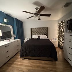 QUEEN BED FRAME DIAMONDS