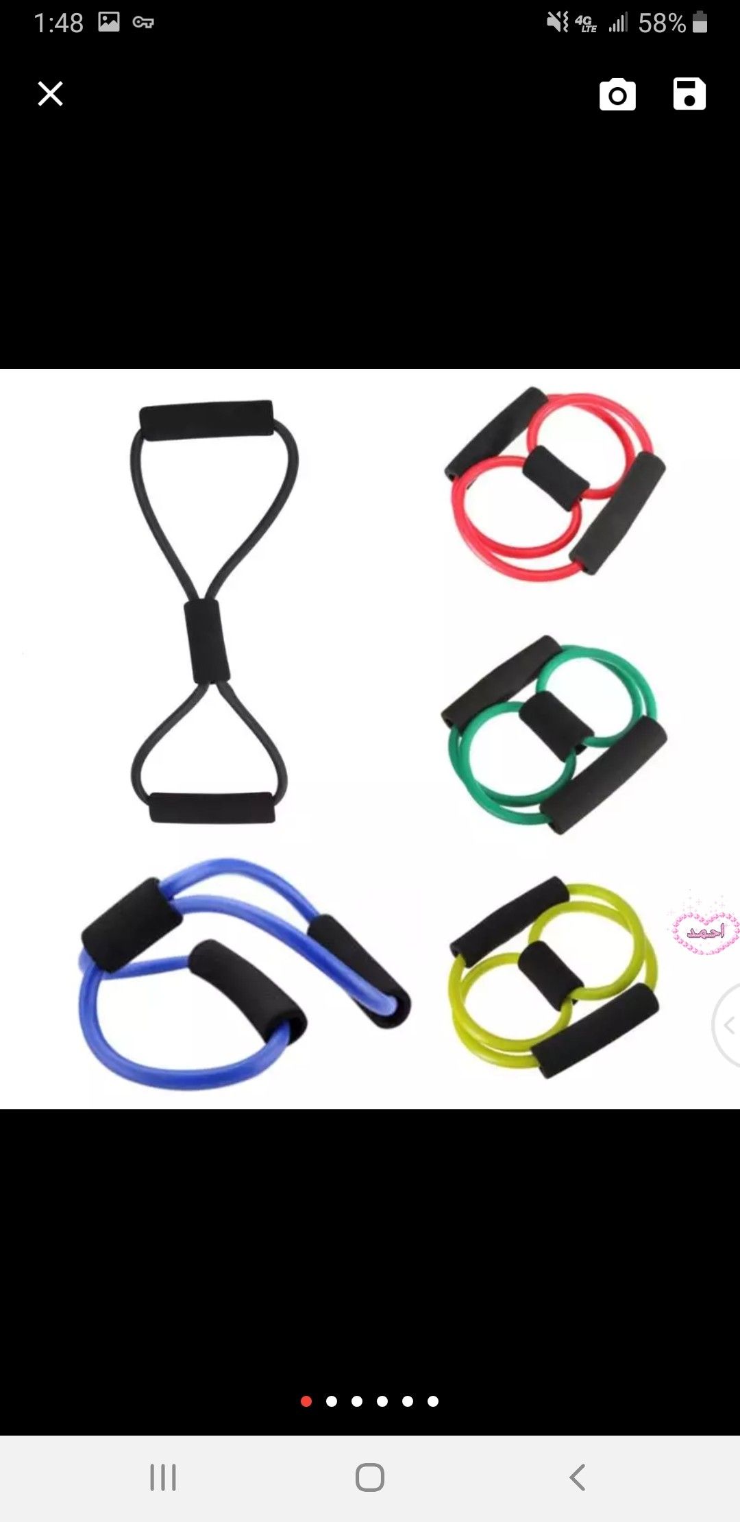 8Type Yoga Pull Rope Tube Rubber Latex Muscle Training Resistance Band Elastic Pull Rope Gym Fitness Equipment Color Random