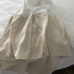 Beige Queen Skirt For Queen Size Bed