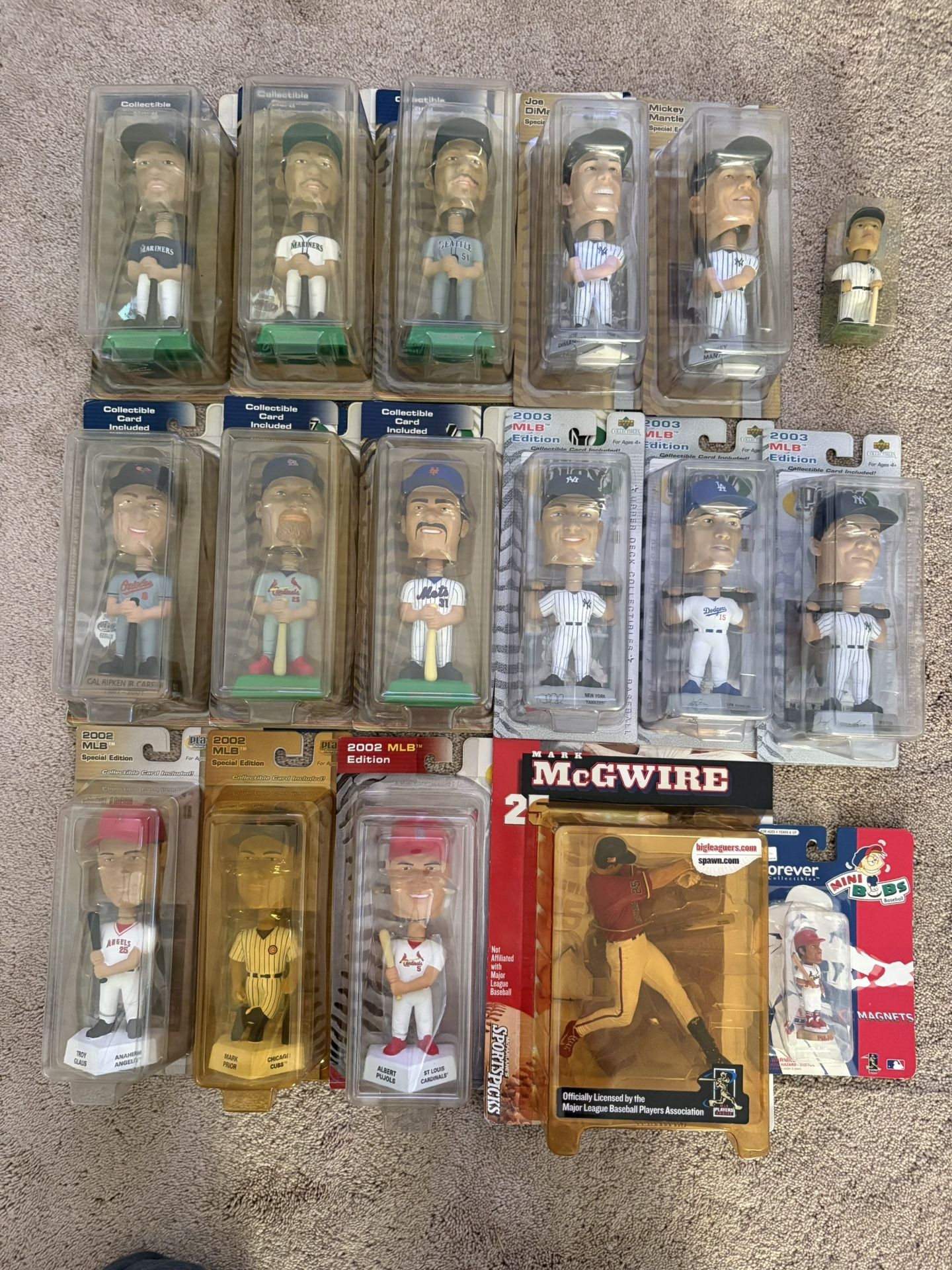 Bobbleheads Upper Deck Still In Box MLB Lot Bulk