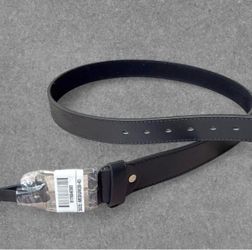 Black Leather Belt Medium 38-40