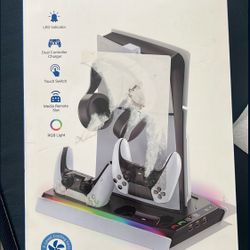 Ps5 Cooling Stand With Controller Charger