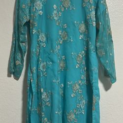 Blue Pakistani Dress