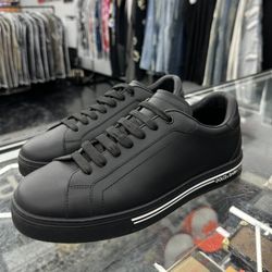 Dolce & Gabbana Portofino black/White stripe Size 7UK(8-8.5M)