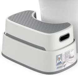 New Toilet Stool Squat Adult, Bathroom Stool Heavy Duty, Anti Slip Toilet Step for Bathroom, Toddler