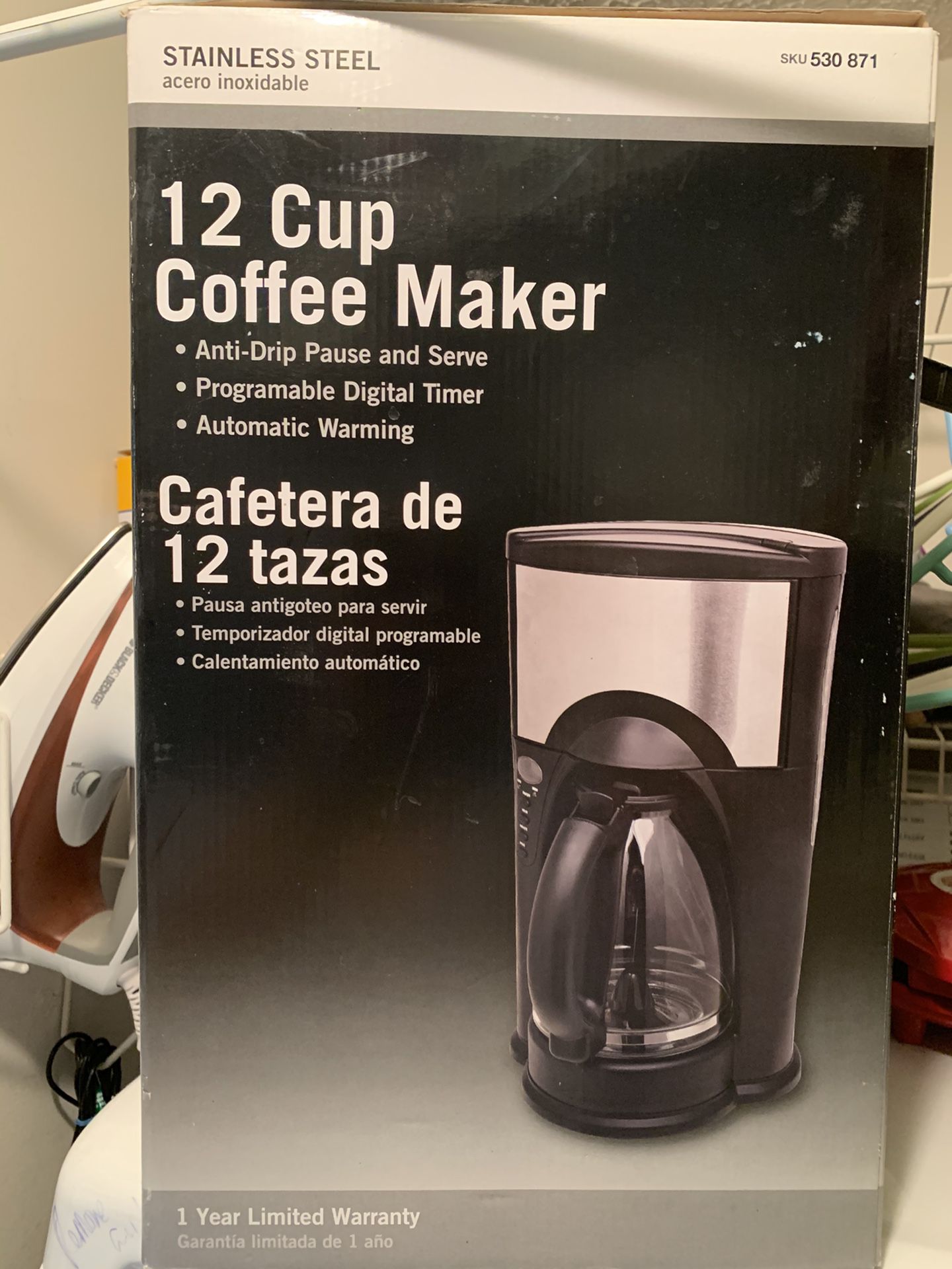 12 Cup Coffee Maker NEW