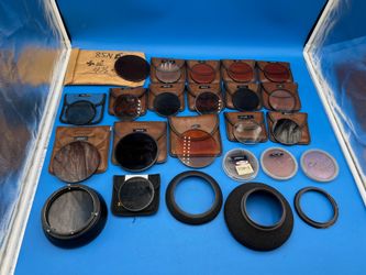 AUTHENTIC HOLLYWOOD CINEMA GEAR – COMPLETE PROFESSIONAL TIFFEN SERIES 9 FILTER KIT (16 FILTERS) + 3 PRO SHADES