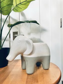 Ceramic Elephant Planter