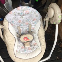 Portable baby swing only $25