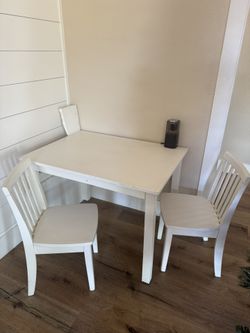 Carolina Small Wooden Table And 2 Chair