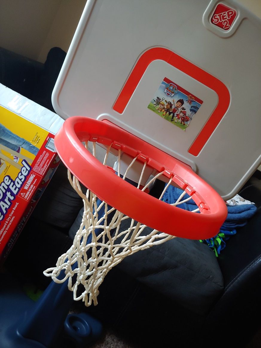 Basketball hoop step 2