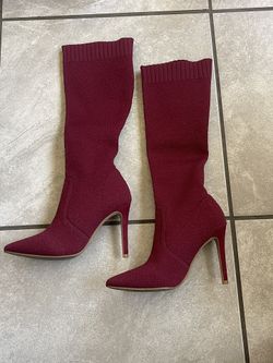 Burgundy Tall Boots