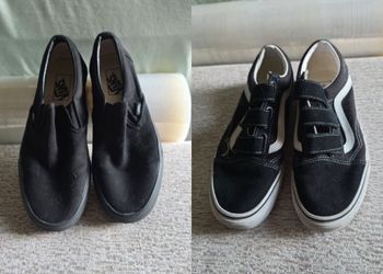 2 pairs of vans for $60 ($30/each OBO)