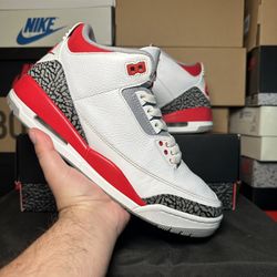 Jordan 3 Fire Red 
