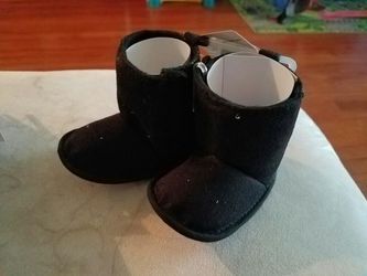 Baby Girl Black Boots