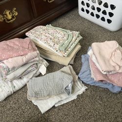 Baby Receiving Blankets, Bath Towels, And Burp Cloths