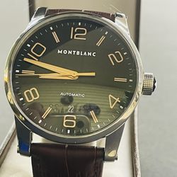 MontBlanc TimeWalker Black Dial Automatic Men's Watch 110337, 42mm