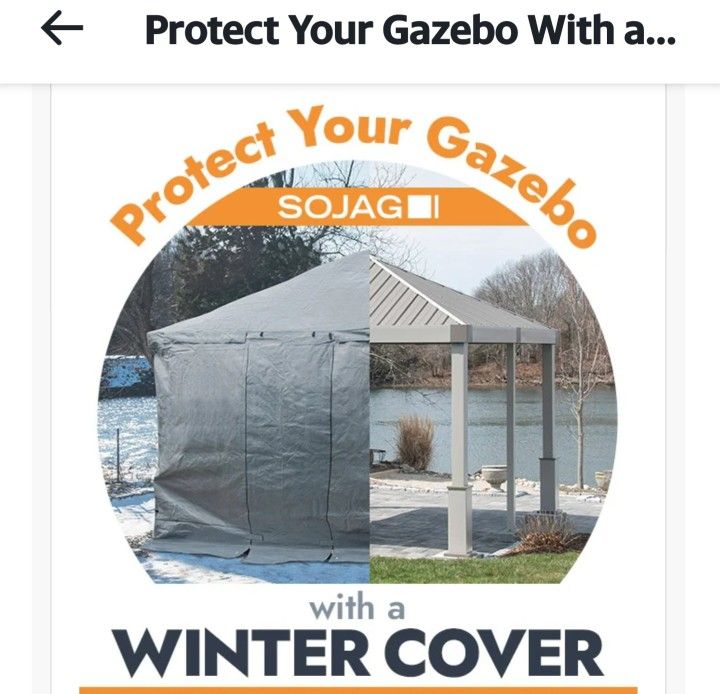 Sojag 12x16 Gazebo Winter Cover - Main Image