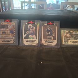 2024 Leaf Metal Football 1/1 Pre-production Proofs