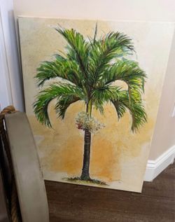 Palm Tree Canvas Wall Art Painting