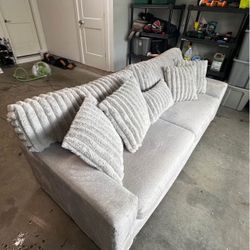 Modern Grey Couch - Bobs Furniture