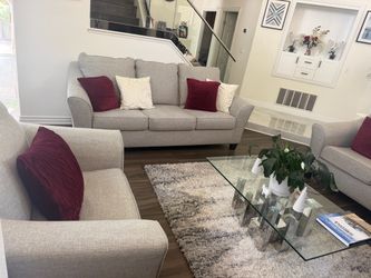 Couch set, (3) pieces