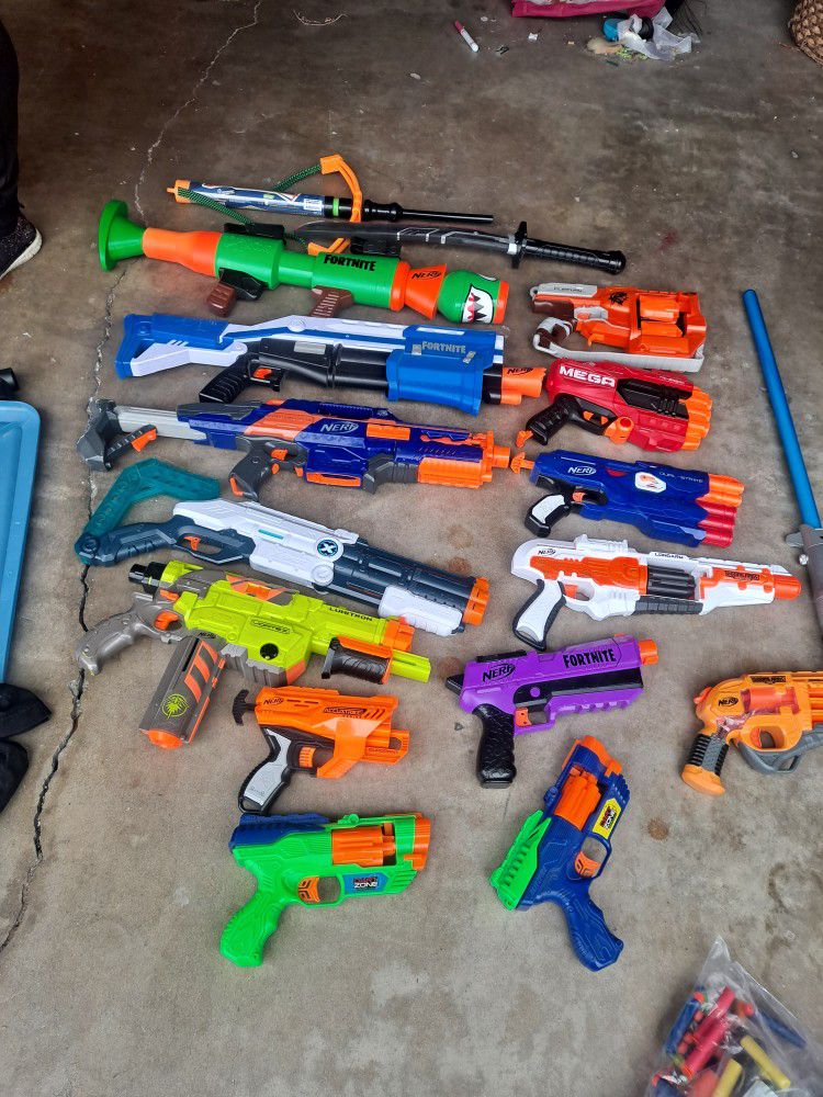 Nerf Guns And Bullets