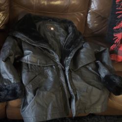Leather Coat 