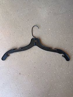 Black plastic hangers, new 25.00