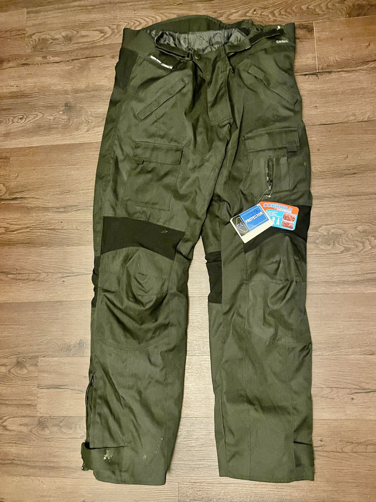 New Waterproof Padded Motorcross Pants Men's Size