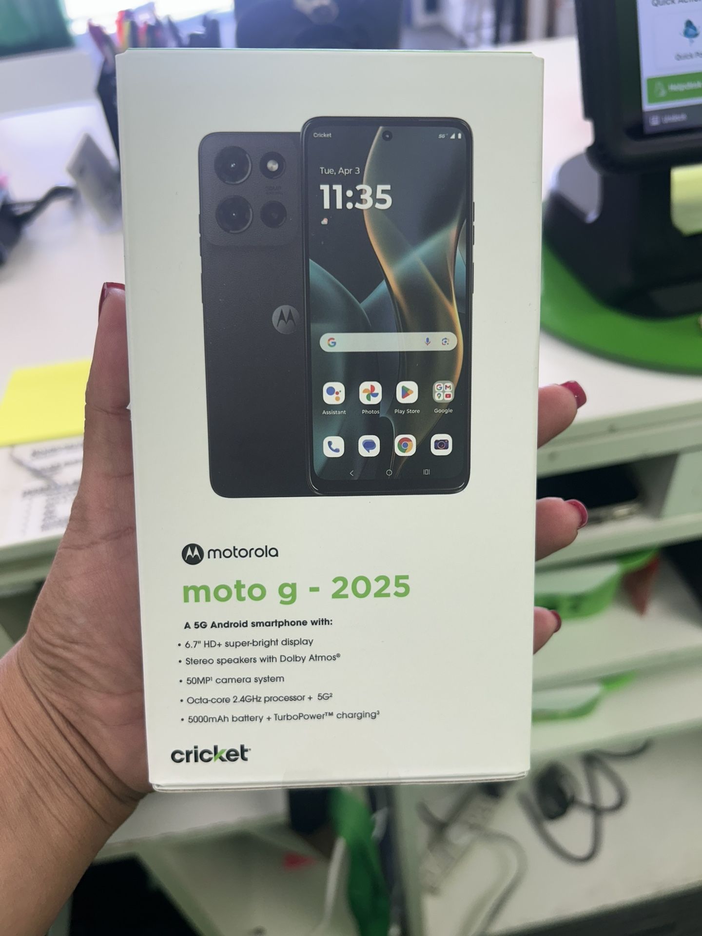 Moto G 2025! New Number With Cricket Wireless!