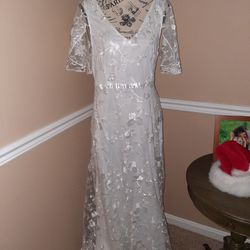 Wedding Dress/White Lace Dress