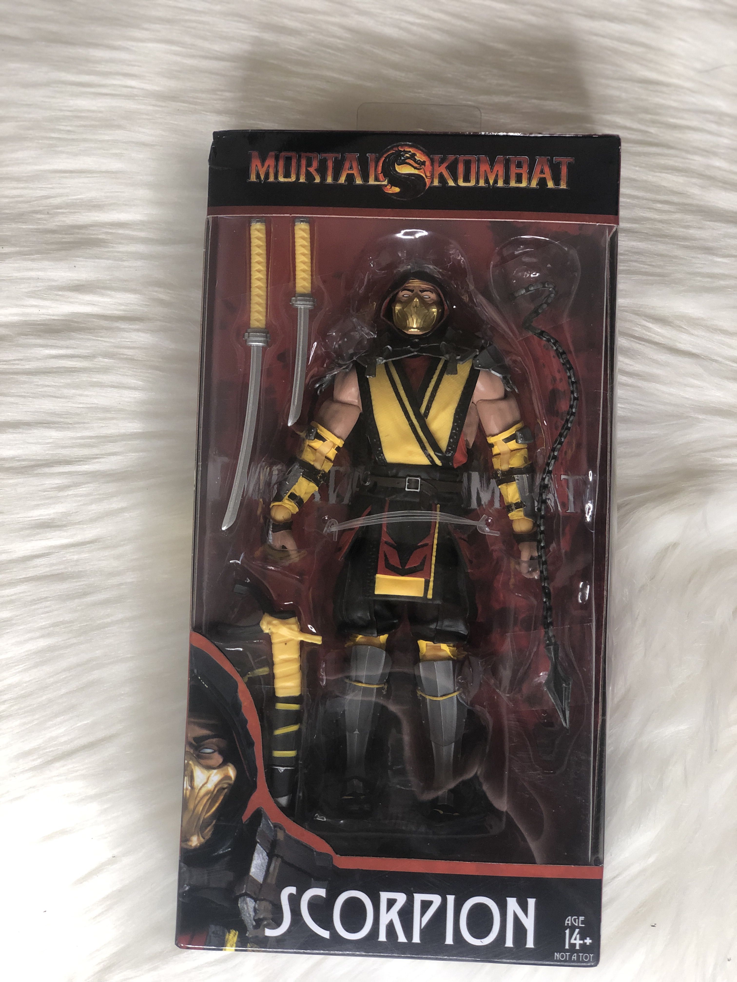 Mortal Kombat ~ 7-INCH SCORPION DELUXE ACTION FIGURE ~ McFarlane Toys