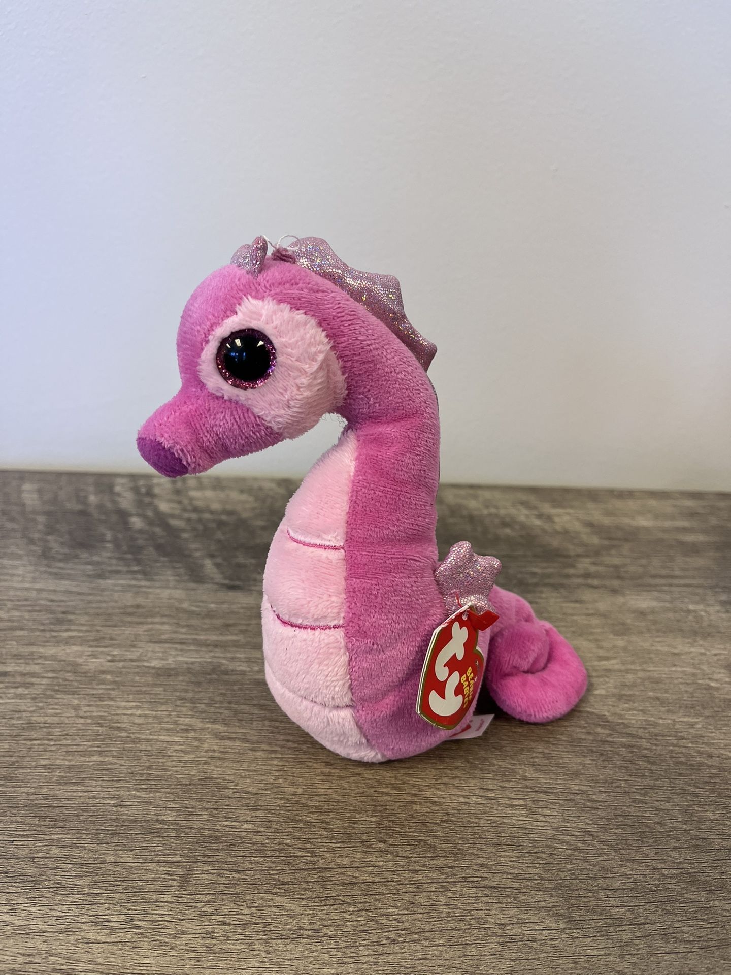 Ty Beanie Boos Majestic The Pink Seahorse