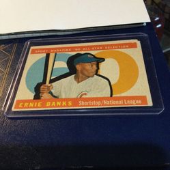 ERNIE BANKS …….. THE REAL DEAL. CARD NUMBER 560, FROM 1960