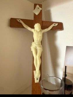 Vintage rare polyposphate crucifix