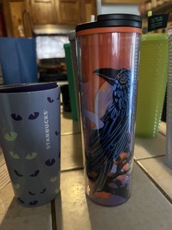 Starbucks Orange Raven Tumbler 