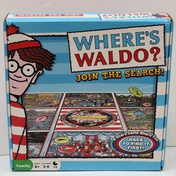 2012 Where's Waldo? Join the Search! Family Board Game Complete  Get ready to join the ultimate search for Waldo with this complete family board game 