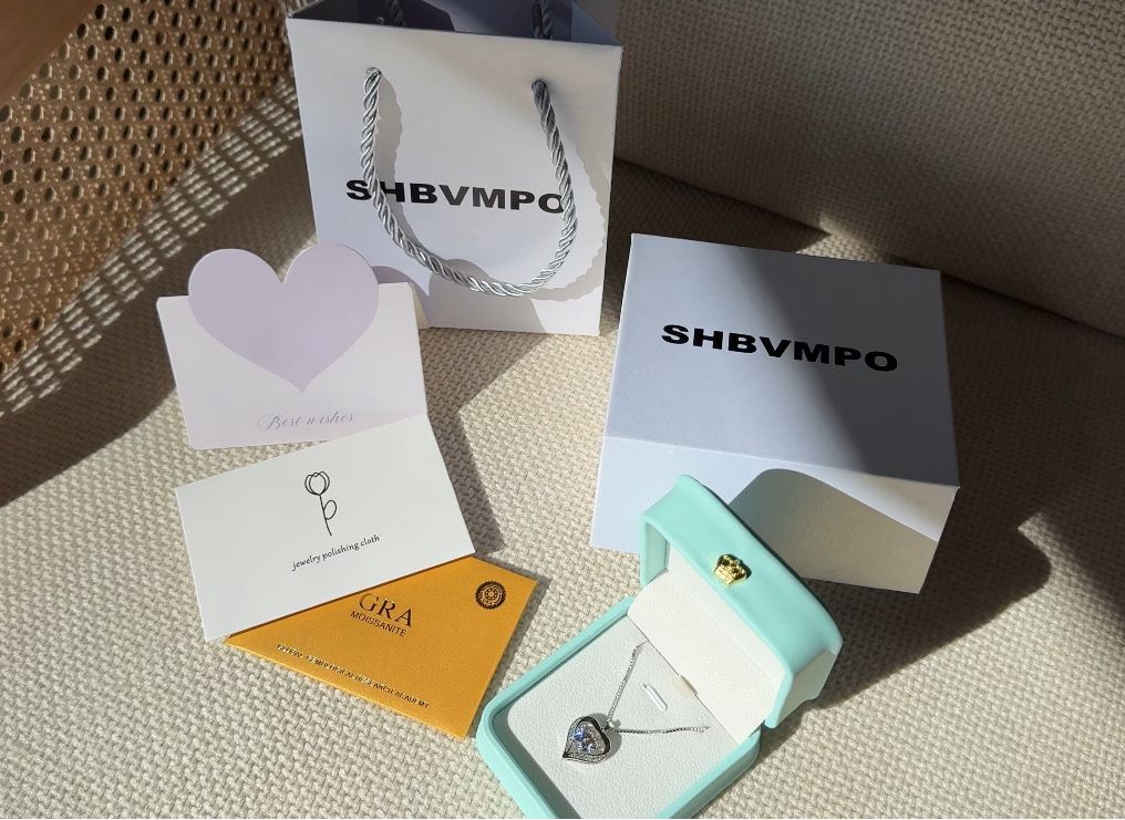 Moissanite Necklace (925 Sterling Silver)