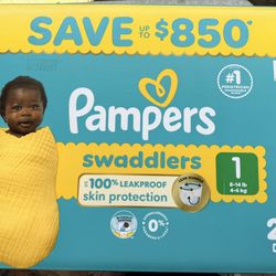 Pampers Swaddlers Size 1, 210ct