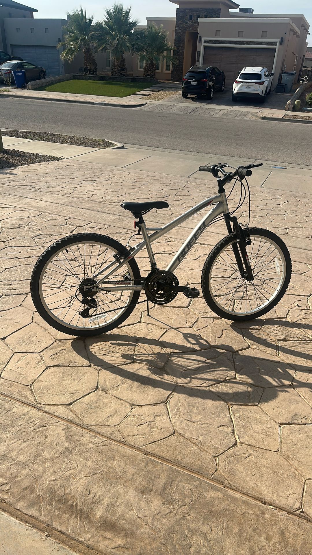 New Silver Huffy Bicycle