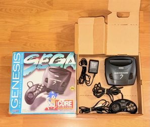 Sega Genesis III Model 3 Console Core System Complete In Box RARE TESTED & WORKS