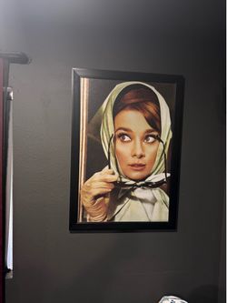 Audrey Hepburn picture frame