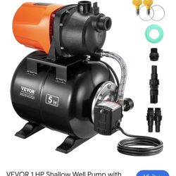 Vevor Shallow Well Pump With Tank