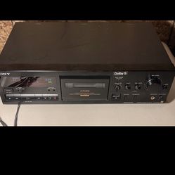 SONY TC-K707ES 3 HEAD CASSETTE DECK W/DOLBY B/C/S NR