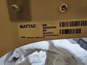 May tag Washer And Dryer
