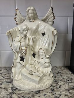 Vintage Ceramic Nativity